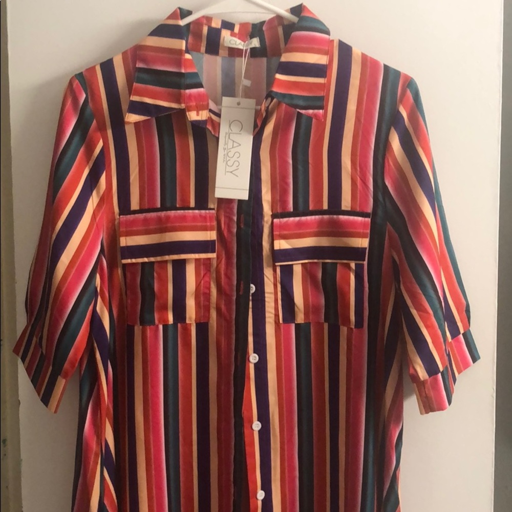 Long Colorful duster size L